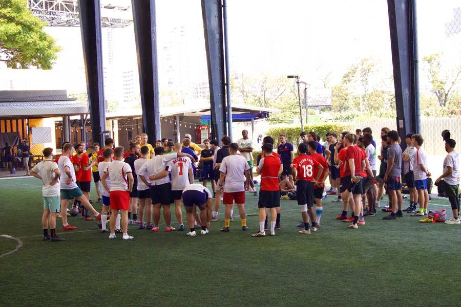 KickHub players at POLO Football Park, Bangkok